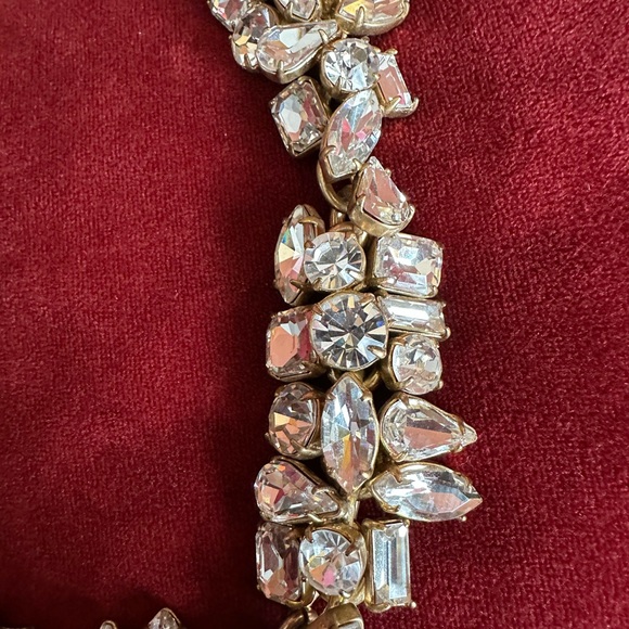 J. Crew Gold and Crystal Statement Necklace - Picture 7 of 8